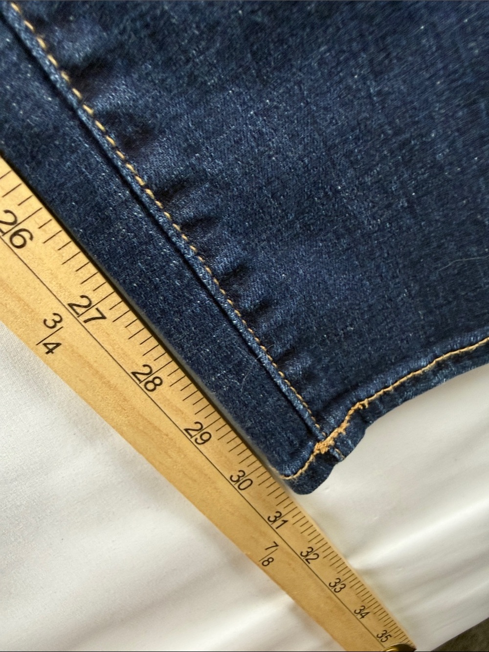 American Eagle Super Stretch Skinny Jeggings Women's Size 8 Long Low Rise - Picture 2 of 10